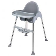LXLA - High chair LXLA - Simple Portable High Chair with Adjustable Tray for Baby/Infant/Toddlers (Color : Gray, Size : Without Cushion)