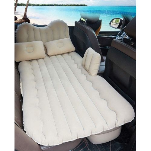  LXUXZ Auto Car Inflatable Air Bed,Inflatable Car Back Seat Cushion Air Mattress, Car Inflatable Air Bed Mattress Back Seat Sleep Rest Bed (Color : Blue, Size : 135x80cm)