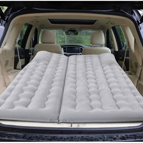  LXUXZ Inflatable Mattress, Inflatable Car Back Seat Cushion，Durable Inflatable Travel Mattress Soft Sleeping Rest Cushion (Color : Black, Size : 200x135cm)