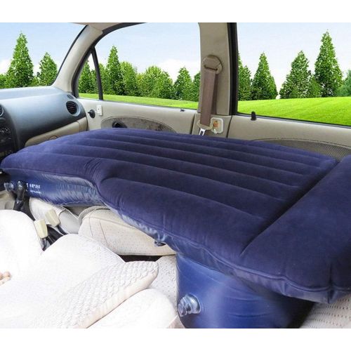  LXUXZ Car Inflatable Mattress Portable Movable Thicker Air Bed (Color : Blue, Size : 175x76cm)