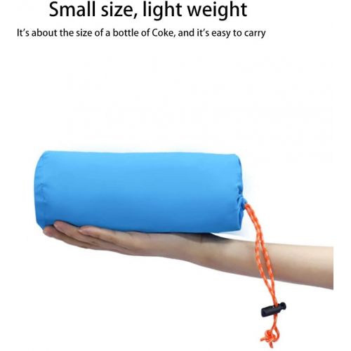  LXUXZ Fast Inflatable Camping Sleeping Pad Folding Ultralight Outdoor Air Mat Bed Mattress with Pillow Hiking Tourism Beach Cushion (Color : E, Size : 190x60cm)