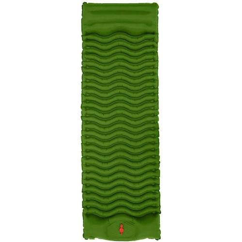  LXUXZ Fast Inflatable Camping Sleeping Pad Folding Ultralight Outdoor Air Mat Bed Mattress with Pillow Hiking Tourism Beach Cushion (Color : E, Size : 190x60cm)