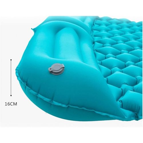  LXUXZ Air Camping Mats Inflatable Cushion Moistureproof Outdoor Hiking Picnic Tent Plaid Pad Home Rest Double Sleeping Bag Mattress (Color : E, Size : 195x120x6cm)