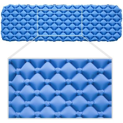  LXUXZ Air Mattress Inflatable Bed for Tent Portable Ultralight Sleeping Pad Air Bed Moistureproof Pad Waterproof Outdoor Camping Mat (Color : B, Size : 190X58X5cm)