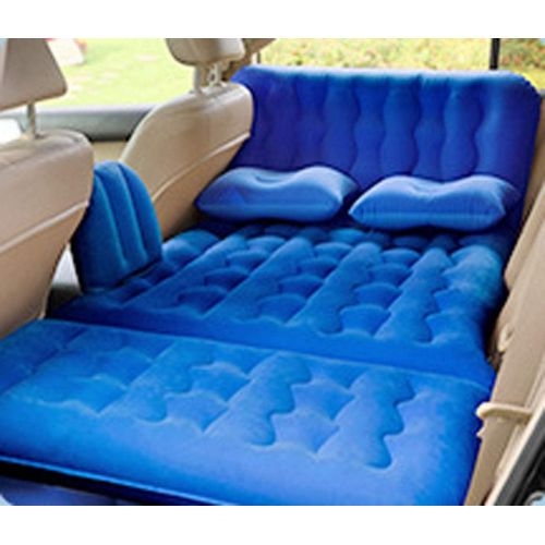  LXUXZ Auto Car Inflatable Air Bed,Inflatable Car Back Seat Air Mattress ，Car Inflatable Air Bed Mattress Sleep Rest Bed (Color : Blue, Size : 125x80cm)