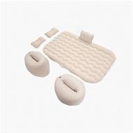 LXUXZ Car Inflatable Bed, Travel Back Seat Mattress Air Bed for Rest Camping (Color : Beige, Size : 136x80cm)