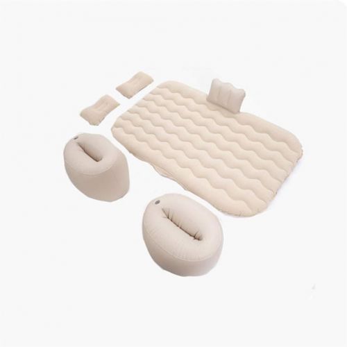  LXUXZ Car Inflatable Bed, Travel Back Seat Mattress Air Bed for Rest Camping (Color : Beige, Size : 136x80cm)