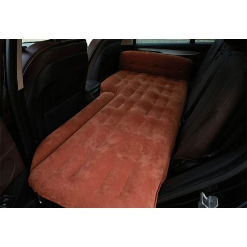  LXUXZ Car Inflatable Bed, Travel Back Seat Mattress Air Bed for Rest Camping (Color : Black, Size : 185x137cm)
