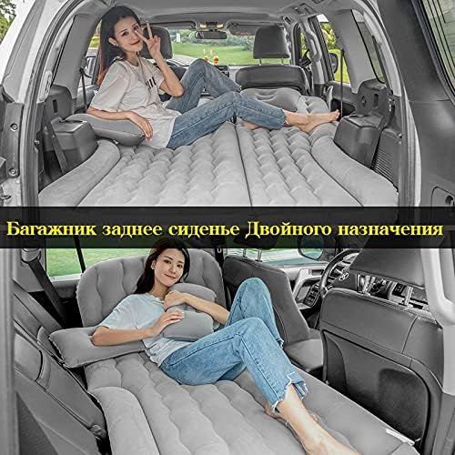  LXUXZ Car Travel Bed Dual use Inflatable Bed SUV Off Road Car Two in one Inflatable Bed Car Travel Bed (Color : C, Size : 174x126cm)