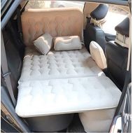 LXUXZ Inflatable Car Travel Air Mattress Back Seat Kit Vacation Camping Sleep Mattress with 2 Air Pillows (Color : Gray, Size : 135x83cm)