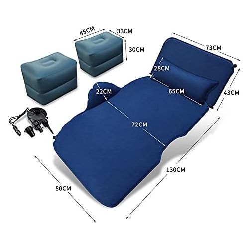  LXUXZ Vehicle Mounted Automatic Inflatable Bed Car Supplies Rear Sleeping Pad Cars. SUV Back Seat Sleeping Automatic Air Mattress (Color : B, Size : 173x80cm)