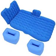 LXUXZ Air Mattress, Thickened Car Bed Inflatable Home Air Mattress Portable Camping Outdoor Mattress, Fast Inflation (Color : Blue, Size : 135x80cm)