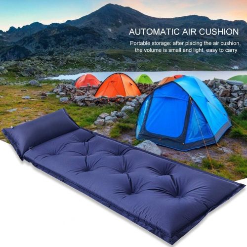  LXUXZ Portable Camping Sleeping Pad Inflatable Air Mattresses Moisture-Proof Outdoor Furniture Hiking Trekking Sleeping Bed Cushion