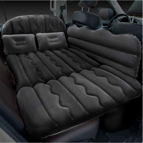  LXUXZ Air Mattress, Thickened Car Bed Inflatable Home Air Mattress Portable Camping Outdoor Mattress, Fast Inflation (Color : Gray, Size : 170x75cm)