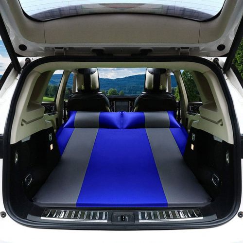  LXUXZ Car Air Bed Inflatable,Car Inflatable Mattress,for Camping Travel Sleep Rest and Intimate Motion (Color : Blue, Size : 180x132cm)