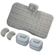 LXUXZ Car Air Mattress, Inflatable Camping Mattress,Portable Air Bed Outdoor Camping Rear Seat Air Cushion (Color : Gray, Size : 135x88cm)