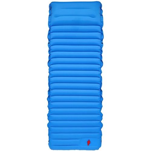  LXUXZ Camping Inflatable Mattress TPU Nylon Air Mattress Automatic Portable Foldable Picnic Blanket Cushion Outdoor Sleeping Bed Mat (Color : Blue, Size : 190x70x10cm)