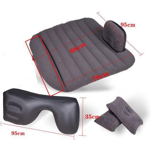  LXUXZ Car Air Mattress Travel Bed Split Body Cushion Outdoor Sports Kids Pad Inflatable Car Bed Back Seat Air Bed (Color : C, Size : 95x88cm)