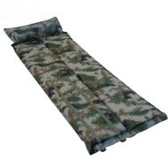 LXUXZ Automatic Inflatable Mattress Single Person Outdoor Camping Fishing Beach Mat with Pillow (Color : Camouflage, Size : 180x65x3cm)