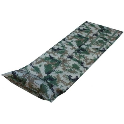  LXUXZ Automatic Inflatable Mattress Single Person Outdoor Camping Fishing Beach Mat with Pillow (Color : Camouflage, Size : 180x65x3cm)