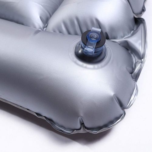  LXUXZ Car Inflatable Bed, Back Seat Mattress Air Bed Portable Car Air Bed Car Camping Floor Travel Mattress with Pillows Repairing Set Storage Bag (Color : Gray, Size : 160x130cm)