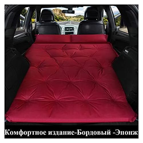  LXUXZ Auto Multi Function Automatic Inflatable Air Mattress SUV Special Air Mattress Car Bed Adult Sleeping Mattress Car Travel Bed (Color : D, Size : 180x130cm)