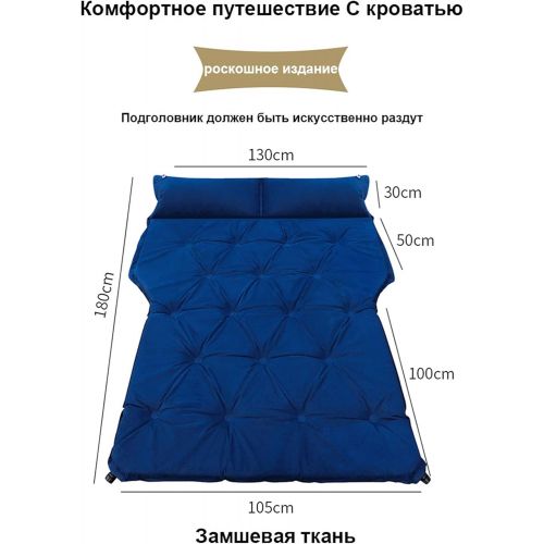  LXUXZ Auto Multi Function Automatic Inflatable Air Mattress SUV Special Air Mattress Car Bed Adult Sleeping Mattress Car Travel Bed (Color : D, Size : 180x130cm)