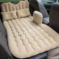 LXUXZ Car Inflatable Air Mattress Back Seat Portable Travel Camping Sleep Bed Cushion (Color : Beige, Size : 135x80cm)
