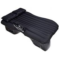 LXUXZ Car Inflatable Bed, Back Seat Mattress Air Bed Portable Car Air Bed Car Camping Travel Mattress with Pillows Repairing Set Storage Bag (Color : Black, Size : 135x85cm)