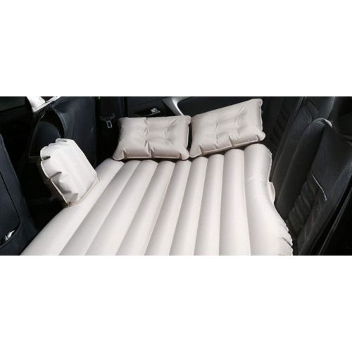  LXUXZ Car Inflatable Bed, Back Seat Mattress Air Bed Portable Car Air Bed Car Camping Travel Mattress with Pillows Repairing Set Storage Bag (Color : Black, Size : 135x85cm)