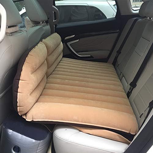  LXUXZ SUV Trunk Inflatable Car Mattress Flocking Portable Padded Inflatable Cushion Car Travel Bed Lover Car Mattress
