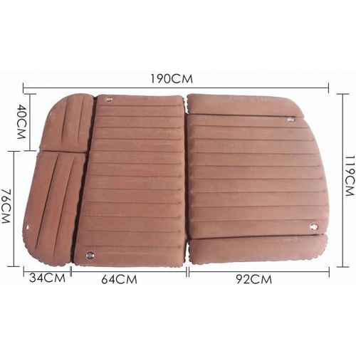  LXUXZ SUV Trunk Inflatable Car Mattress Flocking Portable Padded Inflatable Cushion Car Travel Bed Lover Car Mattress