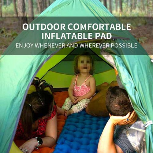  LXUXZ Self Inflatable Mattresses Inflatable Camp Mattress Camping Mattress Sleeping Pad Outdoor Camping Mat Tent Mat Adventure Travel (Color : A, Size : 188x58cm)