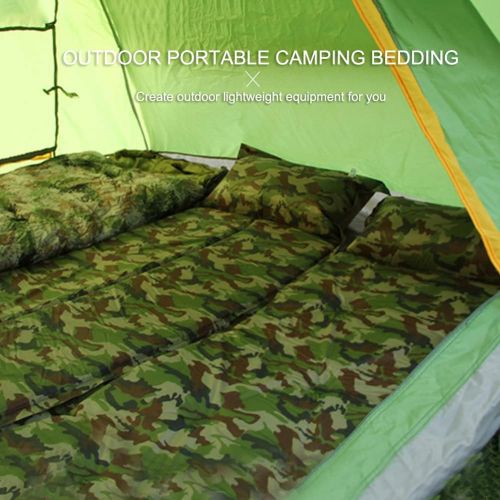  LXUXZ Sleeping Pad Fast Filling Air Bag Camping Mat Inflatable Mattress with Pillow Cushion