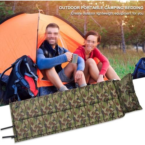  LXUXZ Sleeping Pad Fast Filling Air Bag Camping Mat Inflatable Mattress with Pillow Cushion