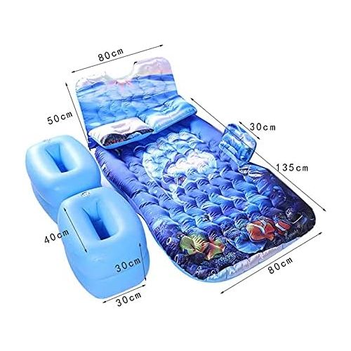  LXUXZ Car Inflatable Bed Oxford PVC Air Inflatable Bed Sleeping Mattress Soft Breathable Cushion for Car Back Seats Outdoor Camping