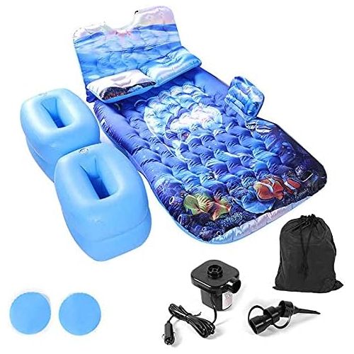  LXUXZ Car Inflatable Bed Oxford PVC Air Inflatable Bed Sleeping Mattress Soft Breathable Cushion for Car Back Seats Outdoor Camping