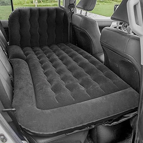  LXUXZ Car Air Mattress Vehicle Inflatable Thickened Travel Bed Sleeping Pad Camping Accessory Supplies (Color : Grey, Size : 174x126cm)