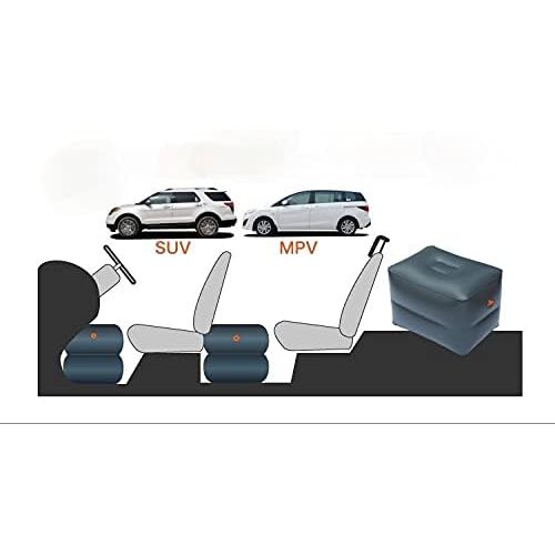  LXUXZ Car Sleeping Bed Portable Inflatable Mattresses Inflatable Stool Mattress for Filling The Rear Seat Space Car Gadgets