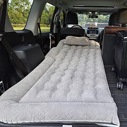  LXUXZ Inflatable SUV Car Air Mattress Durable Car Back Seat Cover Car Air Mattress Travel Bed Camping Mattress (Color : A, Size : 165x130cm)