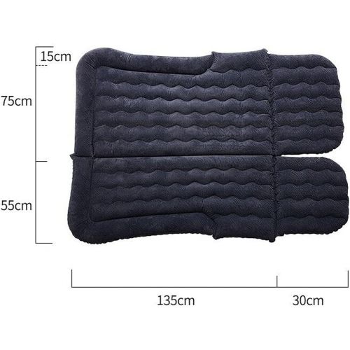  LXUXZ Inflatable SUV Car Air Mattress Durable Car Back Seat Cover Car Air Mattress Travel Bed Camping Mattress (Color : A, Size : 165x130cm)