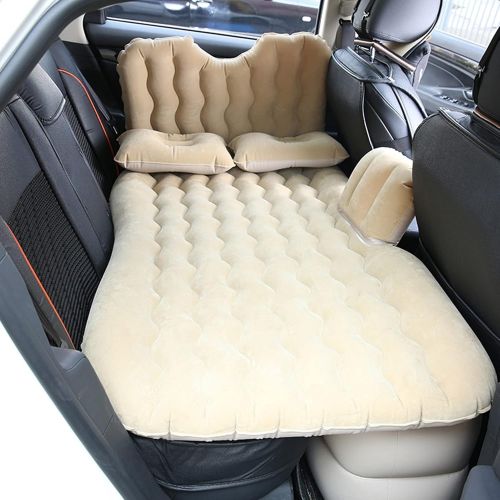  LXUXZ Inflatable Bed Mattress Indoor Outdoor Camping Travel Car Back Seat Air Beds Cushion Chair Cushion (Color : Gray, Size : 135x80cm)