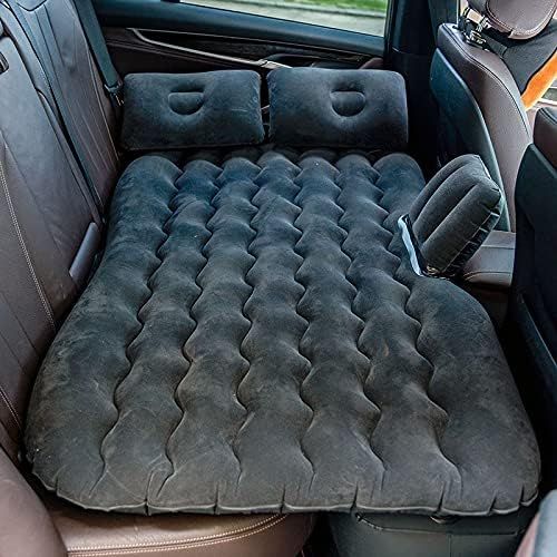  LXUXZ Inflatable Mattress Camping Car Air Mattress Car Travel Mattress Outdoor Car Pillow Bed 13580CM Mattress for Car Cushion (Color : Grey, Size : 135x80cm)