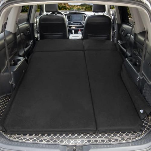  LXUXZ Multi Functional Car Mattress SUV Air Inflatable Travel Mattress Bed for Back Seat Sofa Pillow Outdoor Camping Mat (Color : D, Size : 190x130x5cm)