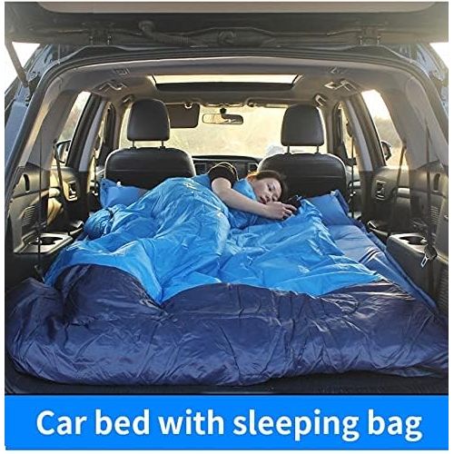  LXUXZ Multi Functional Car Mattress SUV Air Inflatable Travel Mattress Bed for Back Seat Sofa Pillow Outdoor Camping Mat (Color : D, Size : 190x130x5cm)