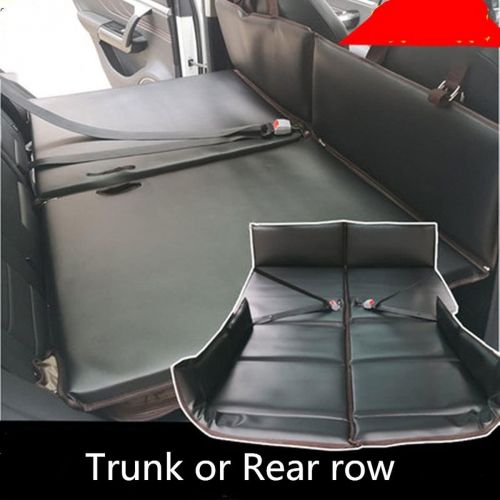  LXUXZ SUV Trunk Rear Row Travel Bed Car Non-Inflatable Car Bed Split Type Multi-Function Folding Sleeping Pad (Color : B, Size : 183x130cm)