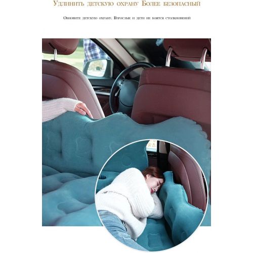  LXUXZ Car Travel Bed SUV Car Suitable for Folding Car Inflatable Cushion Bed Car Inflatable Bed (Color : A, Size : 170X102CM)