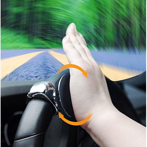  LXUXZ Car Steering Wheel Knob Booster Ball Power Handle Driving Assistive Handle Grip Bal for Car Vehicle (Color : A, Size : 7x5.4cm)