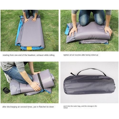  LXUXZ Car Travel Bed Cushion Inflatable Pillow Automatic Air Matting SUV Rear Row Special Car Bed Non-Inflatable Trunk Camp Mattress (Color : E, Size : 180x130cm)