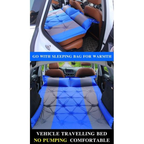  LXUXZ Auto Multi-Function Automatic Inflatable Air Mattress SUV Special Air Mattress Car Bed Adult Sleeping Mattress Car Travel Bed (Color : F, Size : 180x132cm)